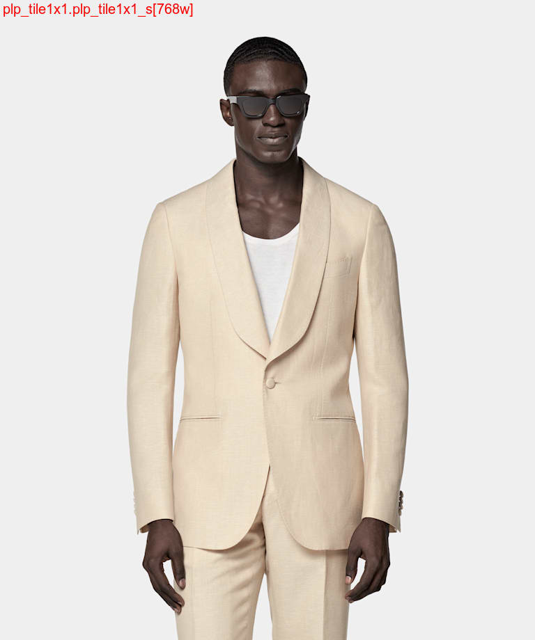 Sand Tailored Fit Havana Tuxedo